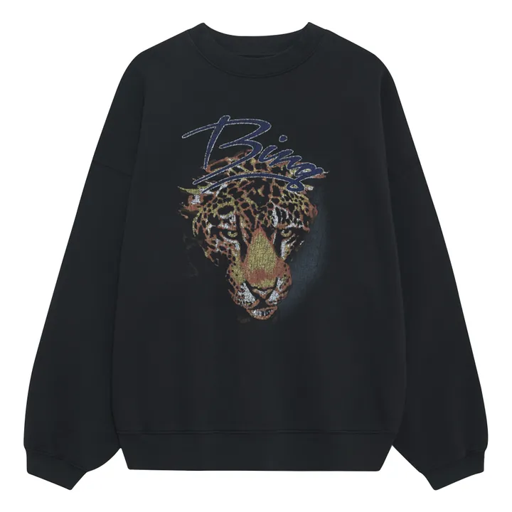 Anine Bing Sweat Harvey Léopard | Noir