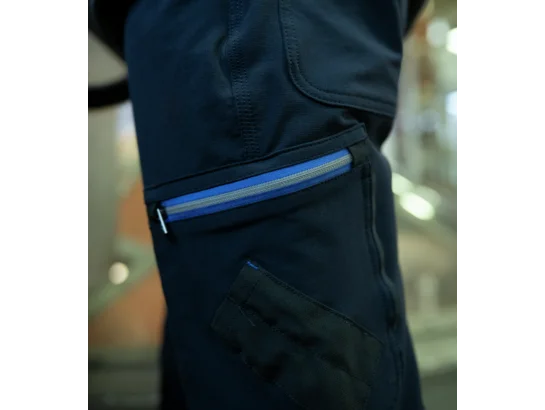 Pantalon de travail hiver Stretch Evolution Würth MODYF Bleu Royal