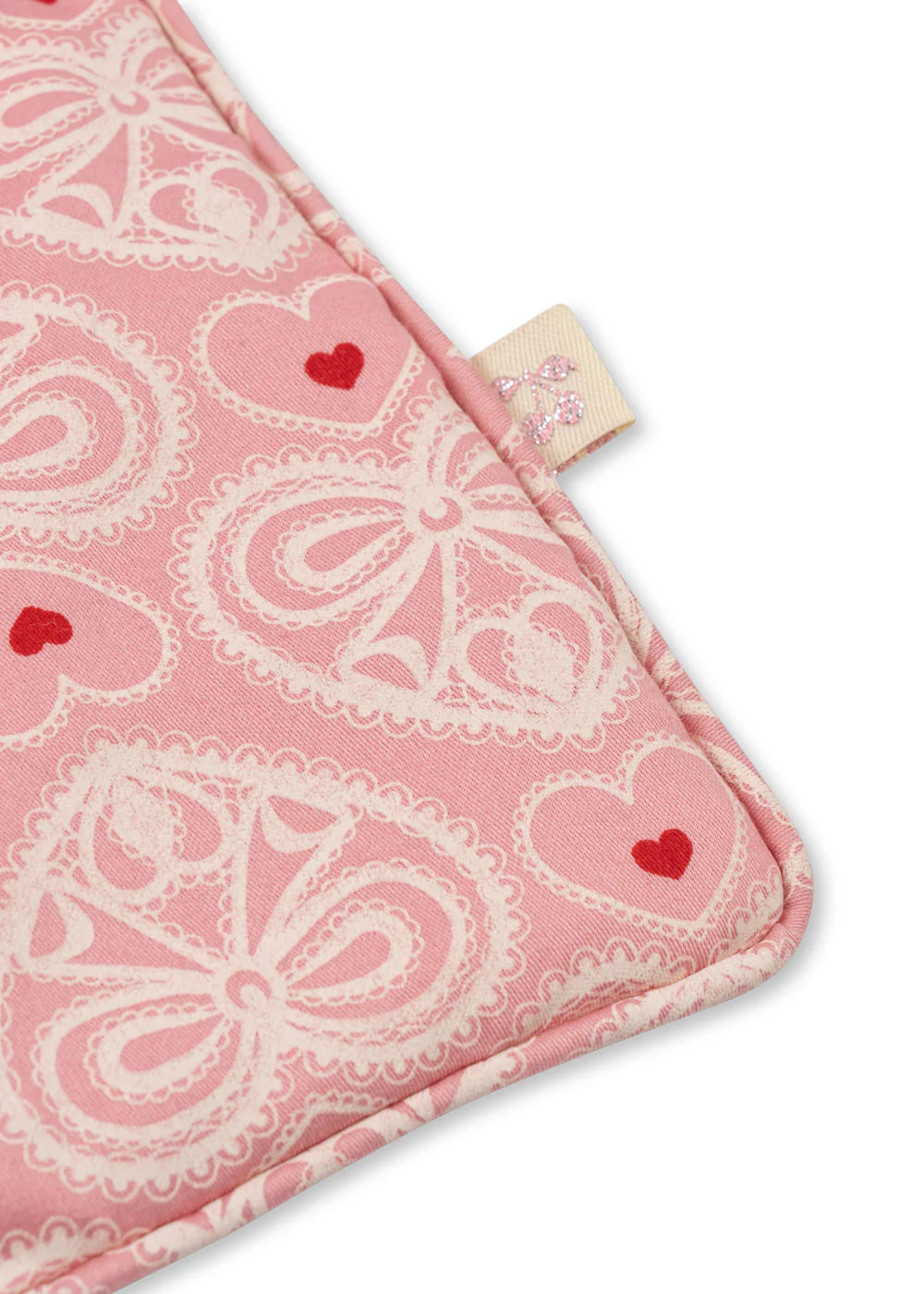 sengetøj til dukke - lacy pink - OS