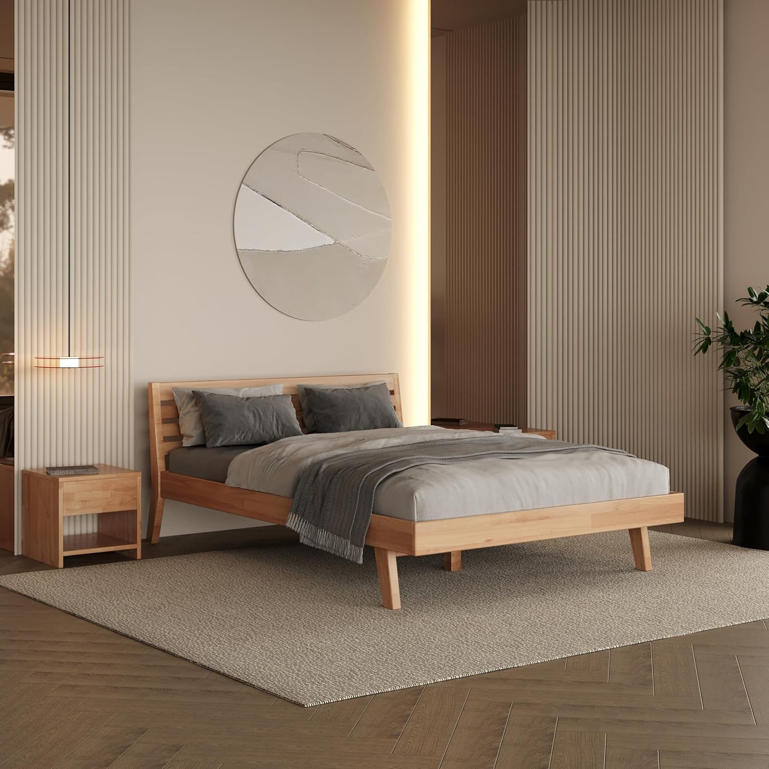 Krok Wood Massivholzbett Mary in Buche (160x200 cm)