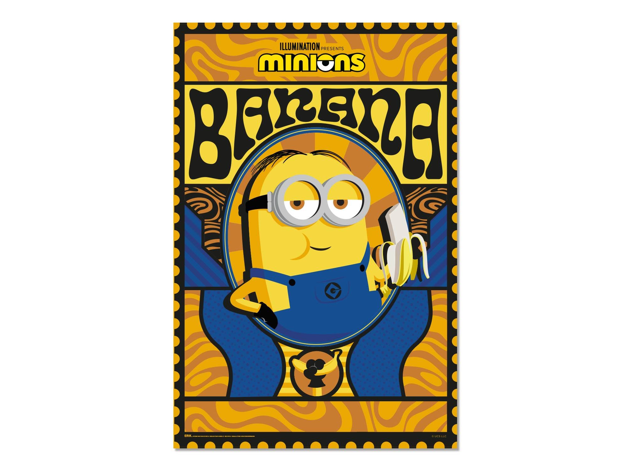 POSTER MINIONS BANANA ERIK