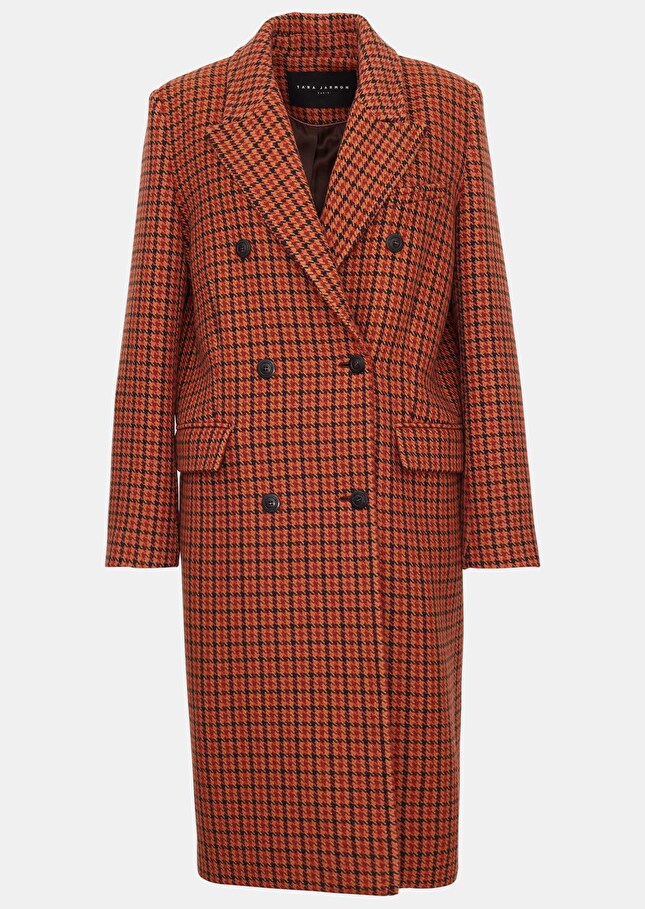 Manteau Marcusmarron imprimé pied de poule
