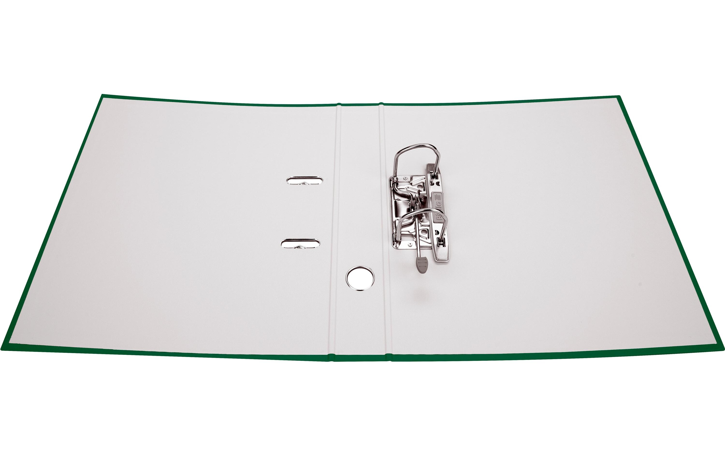 Ordner Plasticolor A4 4 cm, GrünOrdner mit Strong-Mechanik