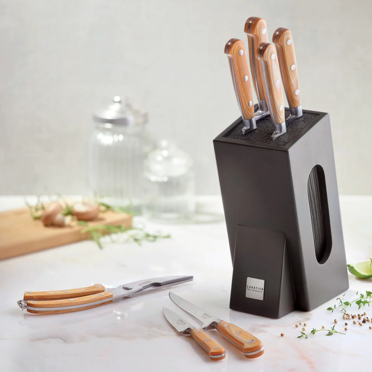 Essentiel - Bloc Cuisine 5 pièces Sabatier Trompette