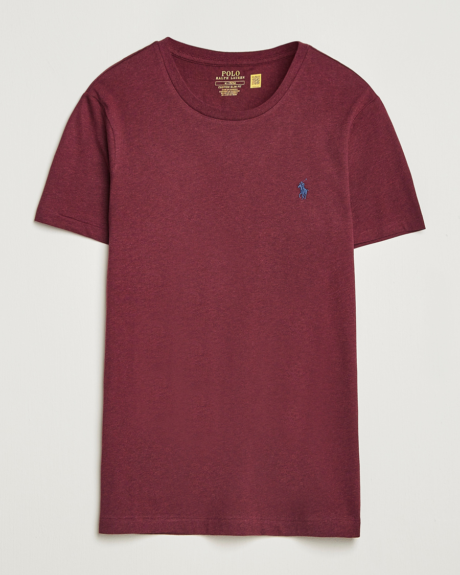 Polo Ralph Lauren Crew Neck T-Shirt Spring Wine Heather