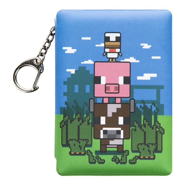 Minecraft Mini Plysj Notatbok med Nøkkelring Paladone