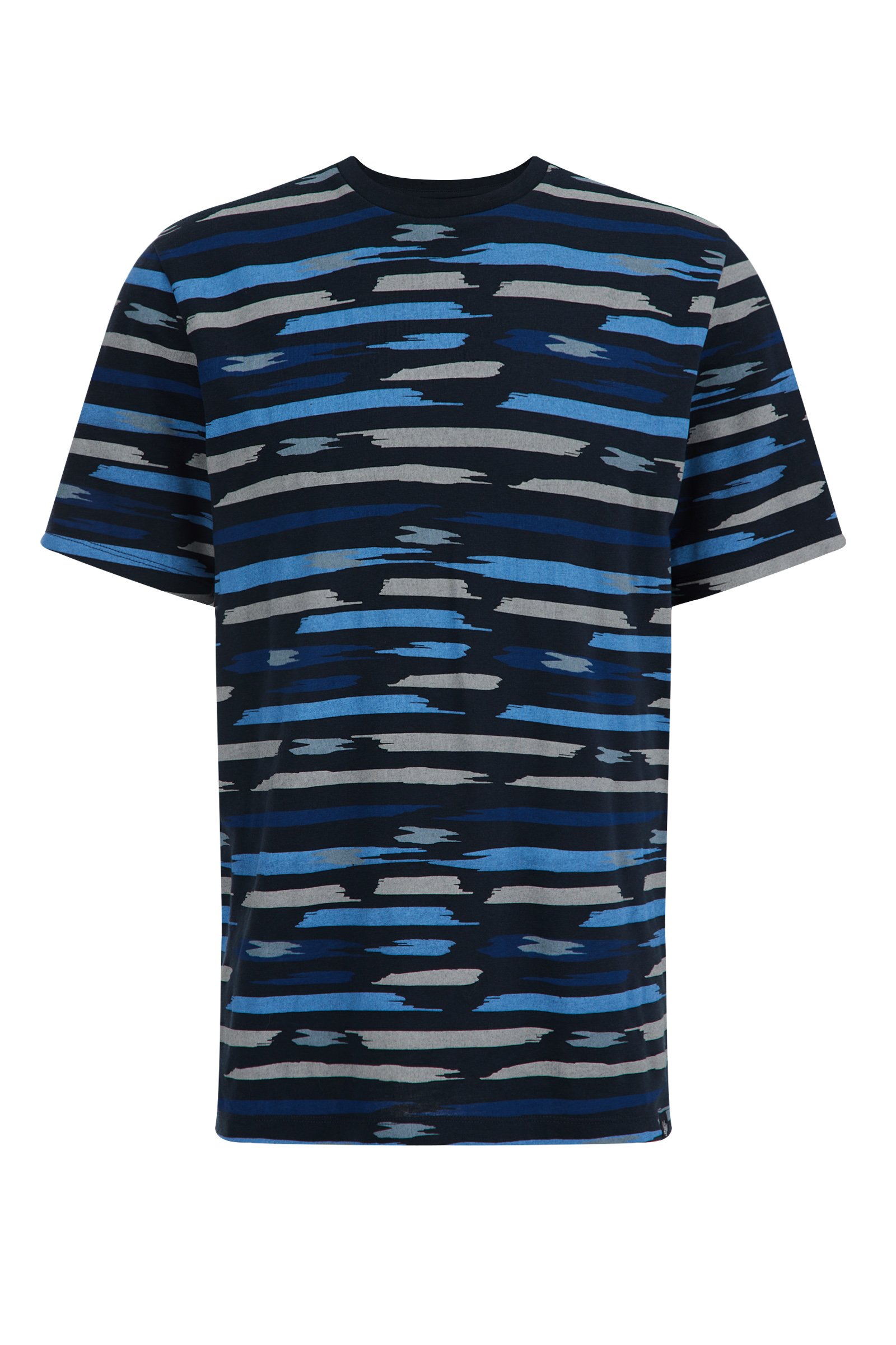 T-shirt met dessin WE Fashion Donkerblauw