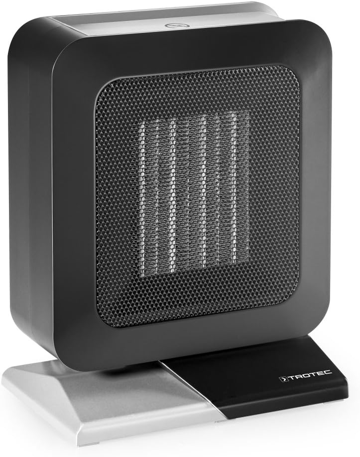 Chauffage soufflant céramique compact 700W 1400W noir Trotec
