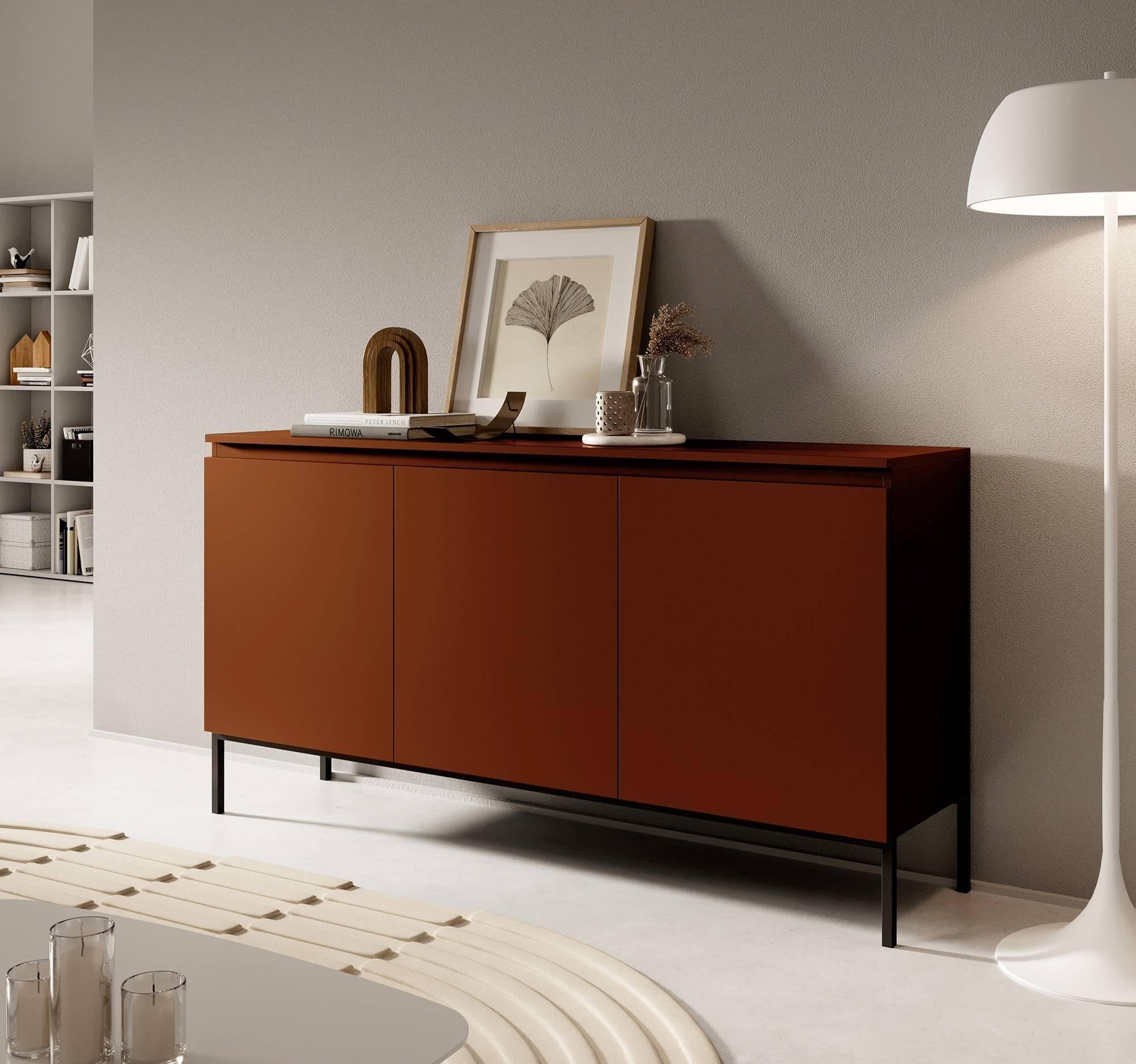 NADUVI Collection Kate Dressoir - B 150 cm - Terra / Zwart