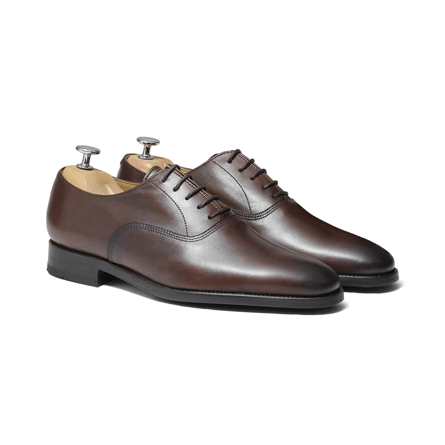 Traker-Richelieu en cuir brown