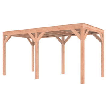 Overkapping Douglas 495x255cm symmetrisch