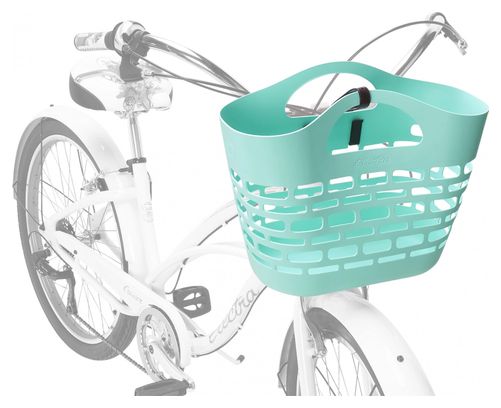 Panier Electra en Plastique Recyclé Provenant des Océans Green Mint