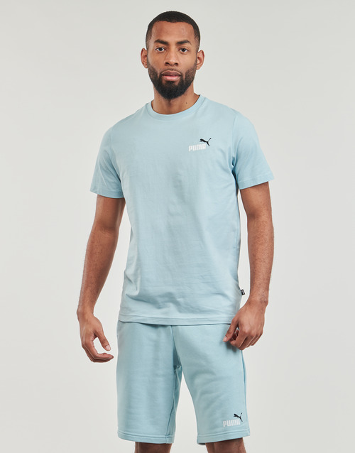 Puma - ESS+ 2 COL SMALL LOGO TEE - Bleu