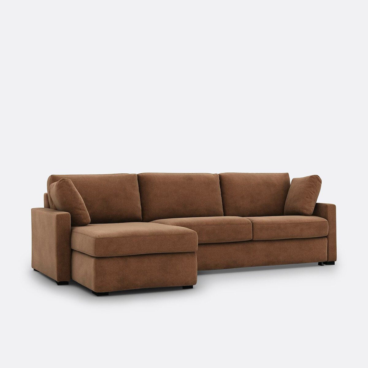 LA REDOUTE INTERIEURS<br>Sofá de canto tecido texturizado, Bultex, Timor