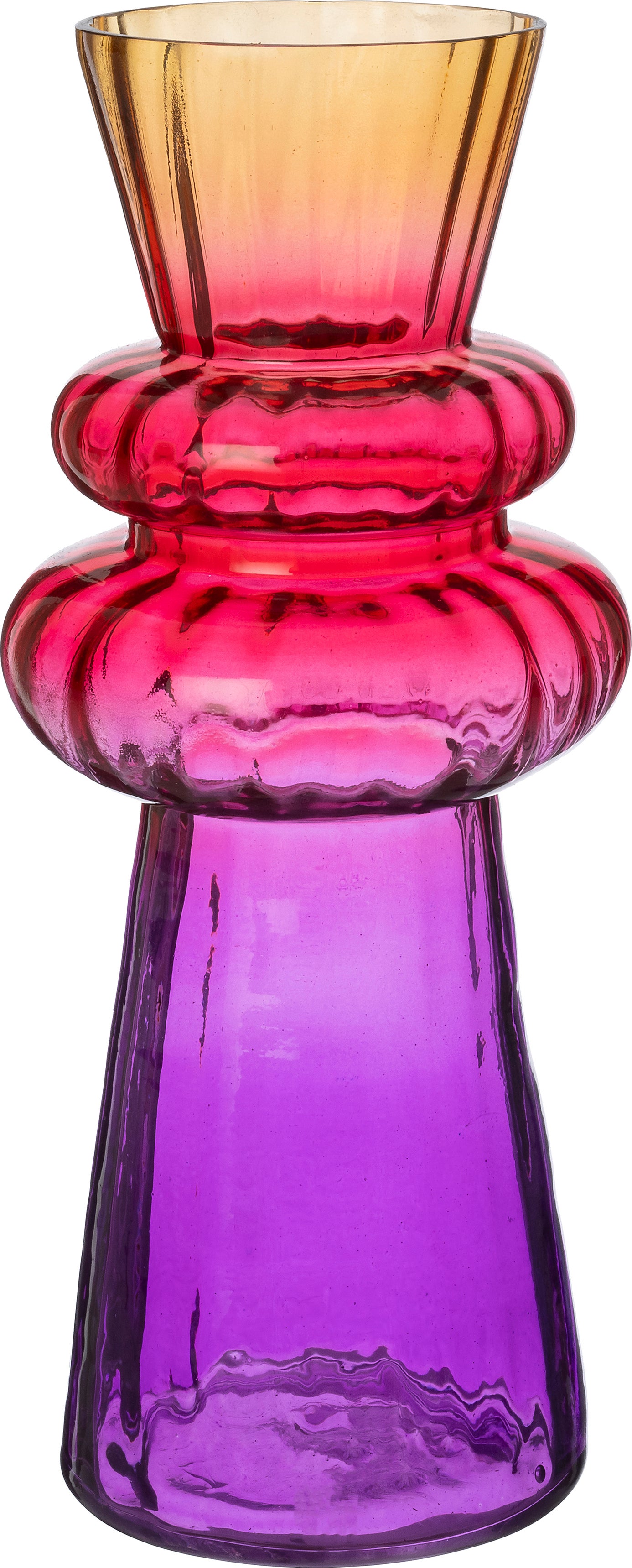 Intratuin vaas Deser paars / rood / oranje D 8 H 20,5 cm