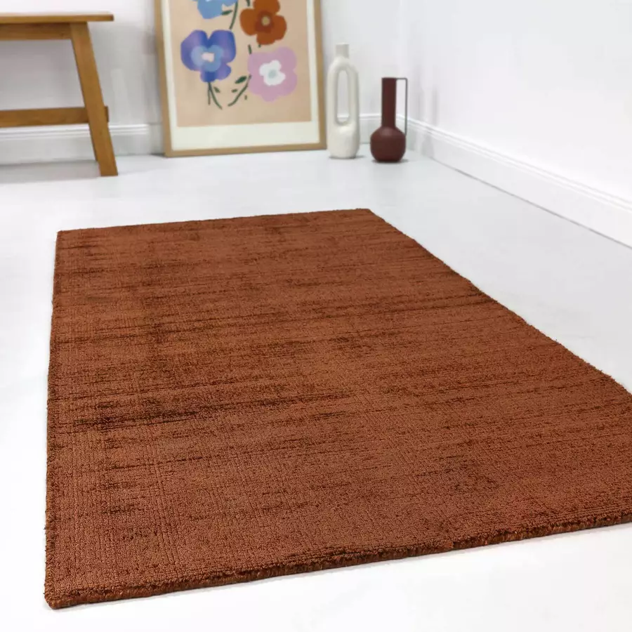 Esprit Kurzflorteppich Gil terracotta braun