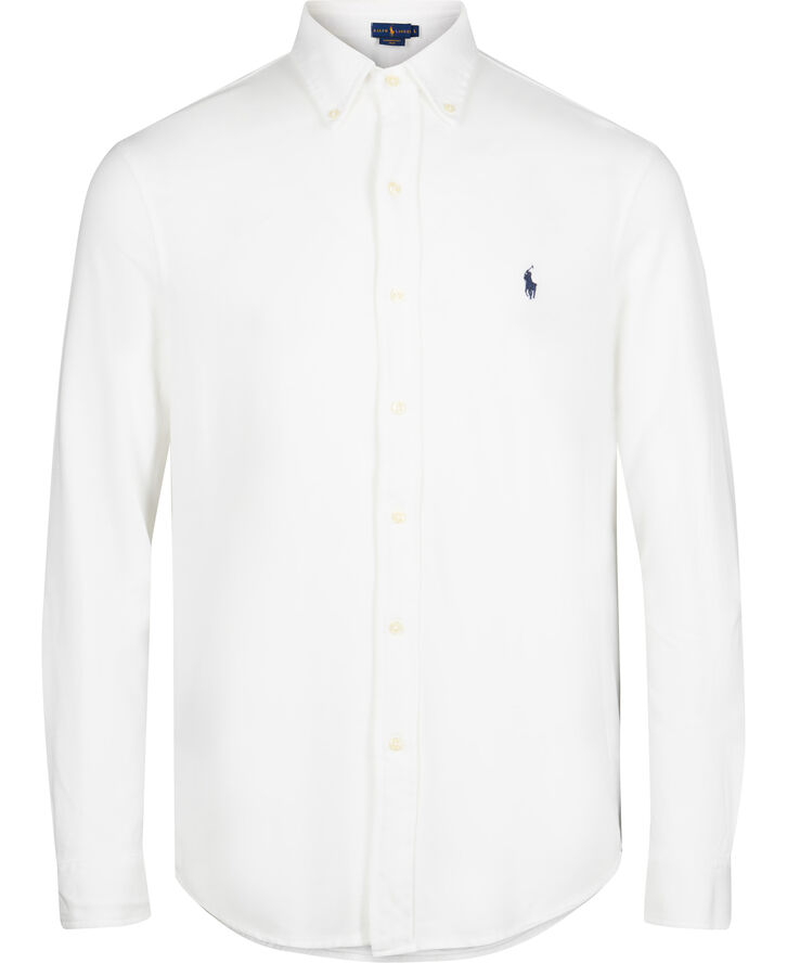 Polo Ralph Lauren Featherweight Mesh Shirt Hvid