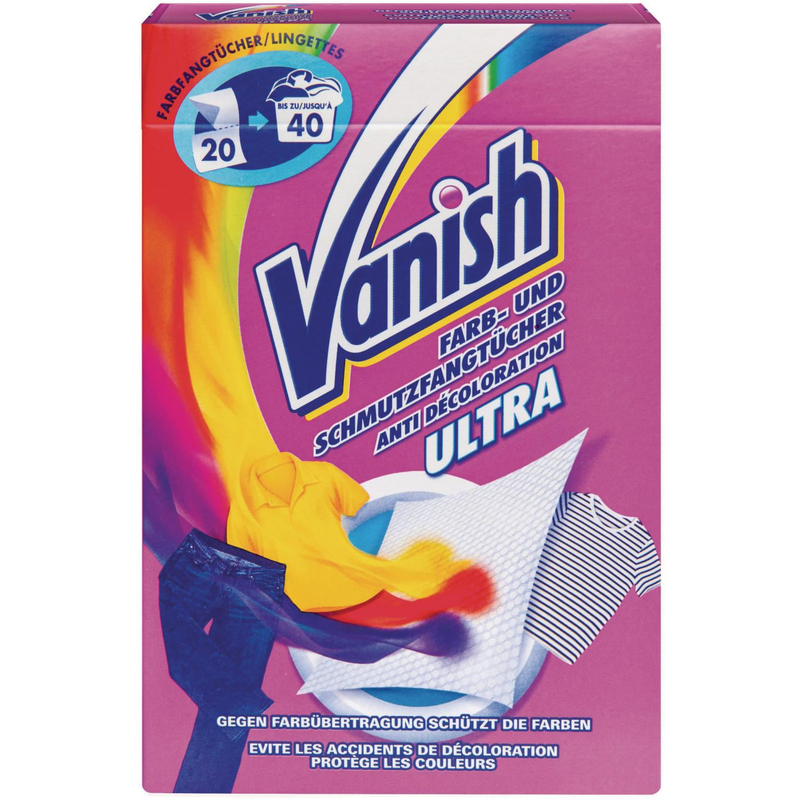 Vanish Farb- & Schmutzfangtücher Ultra, 20 Stück