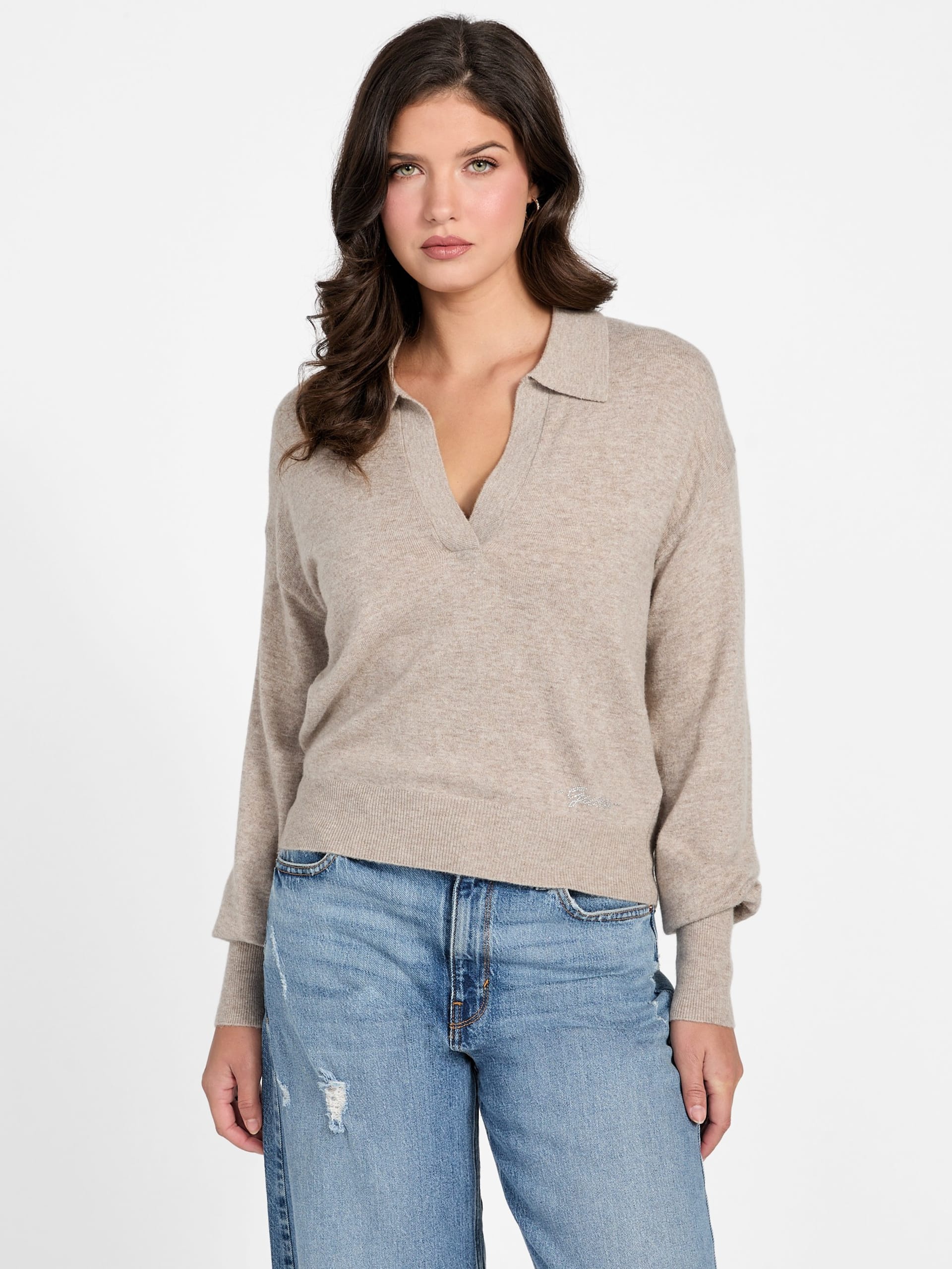 Suéter em mistura de cashmere