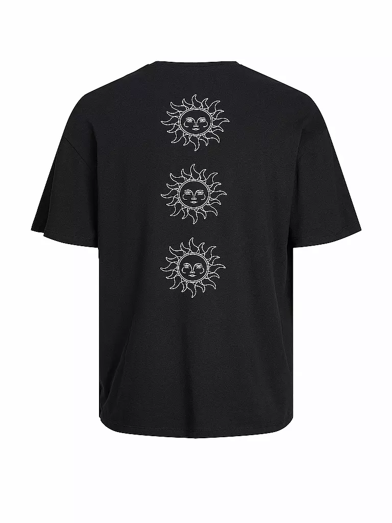 JACK & JONES T-Shirt JJMYSTIC schwarz