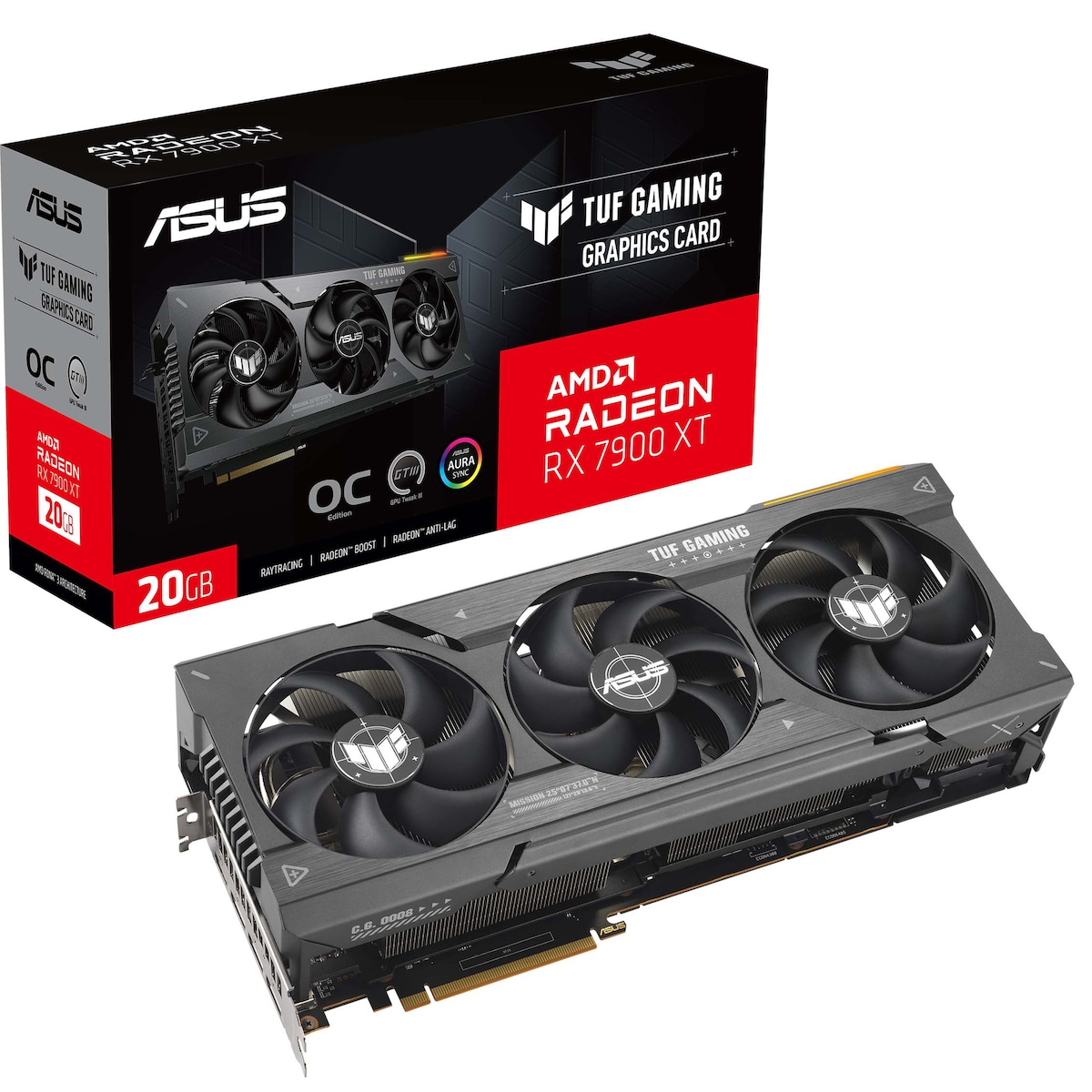 ASUS TUF Gaming Radeon RX 7900 XT 20GB OC grafikkort