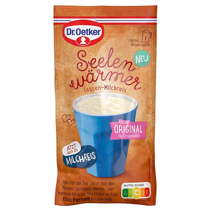 DR. OETKER Seelenwärmer 63 g, Reis Pudding