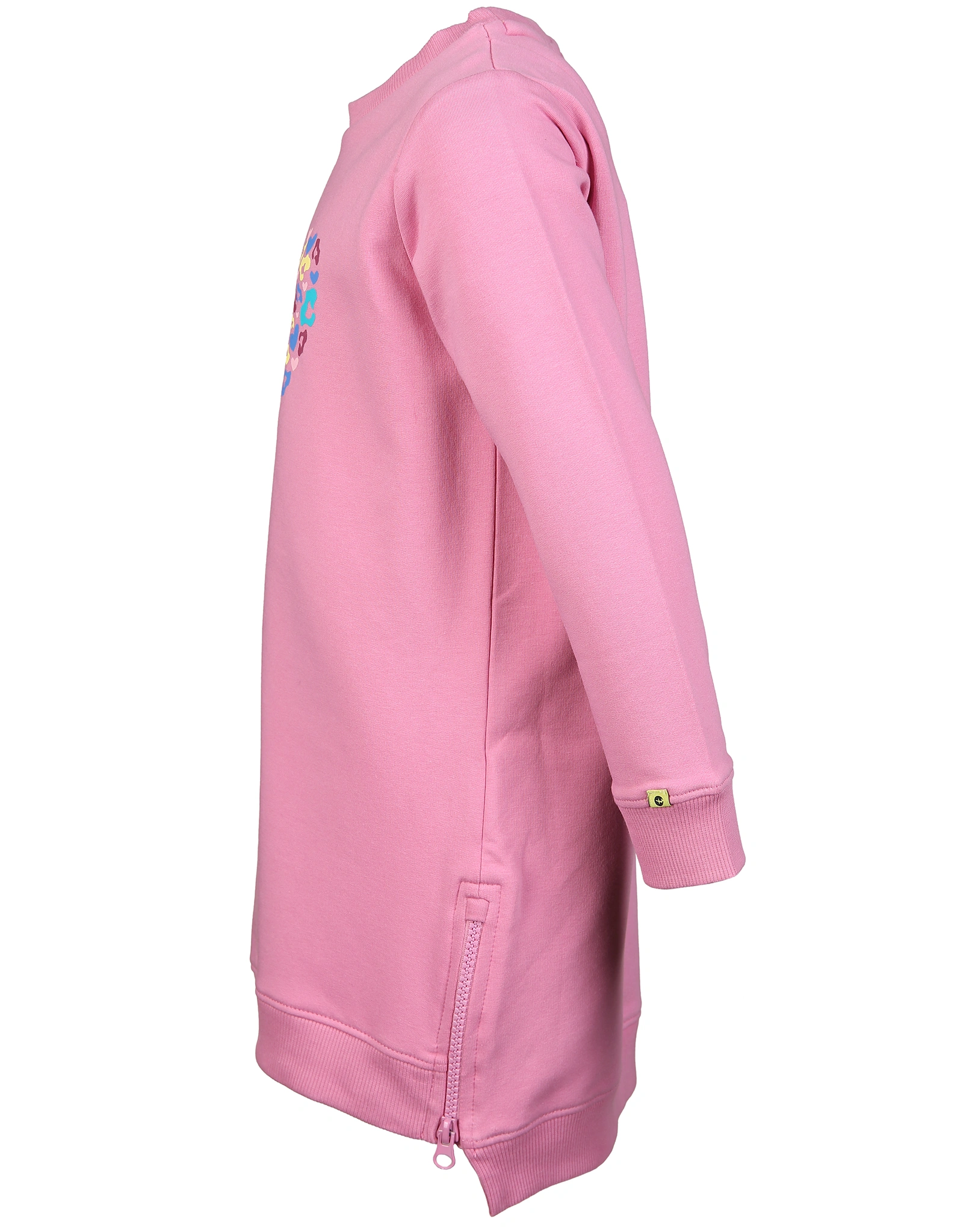 Langarm-Sweatkleid LIEBE in mauve