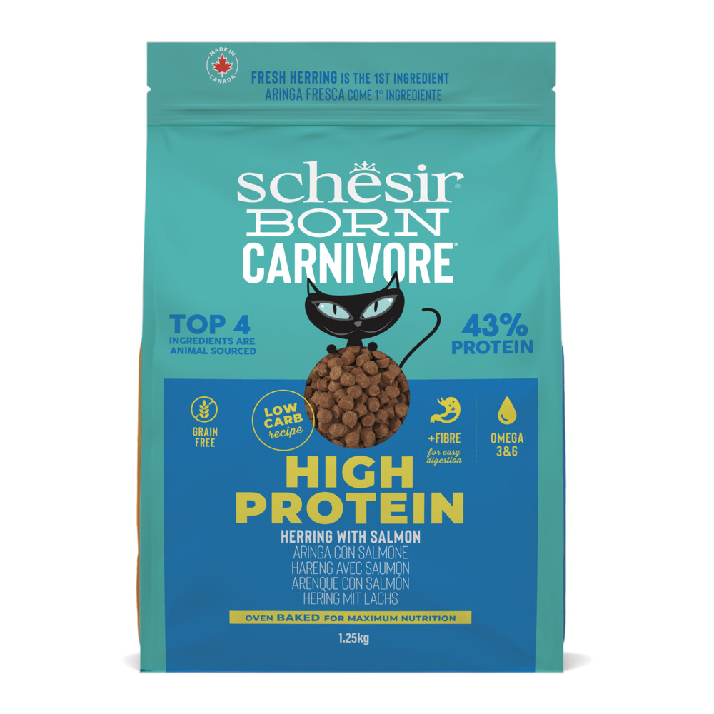 Schesir Born Carnivore Kattenvoer Herring & Salmon1,25 kg
