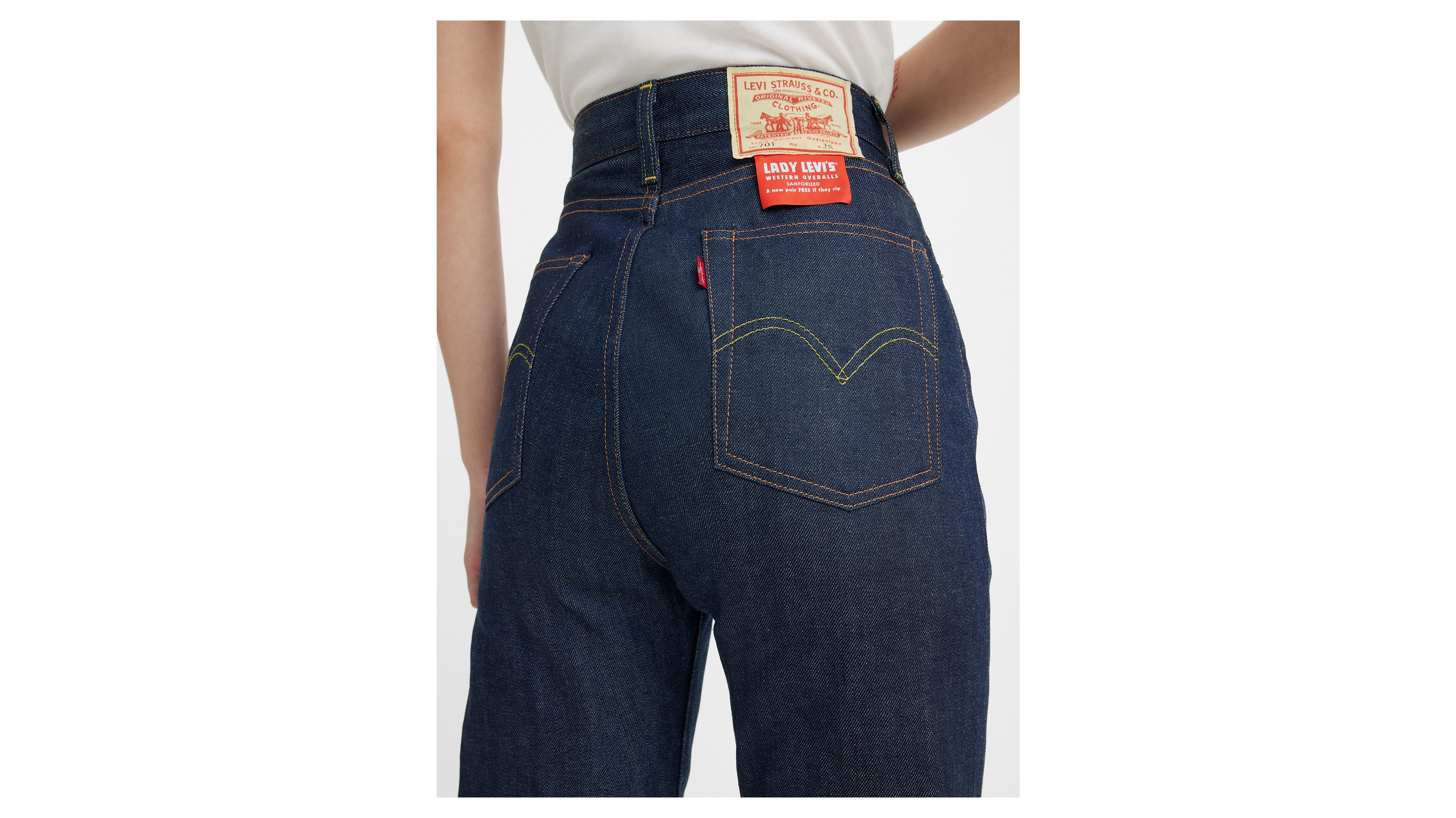 Jean 701 1950 Levi's® Vintage Clothing - Indigo Rigid - Bleu