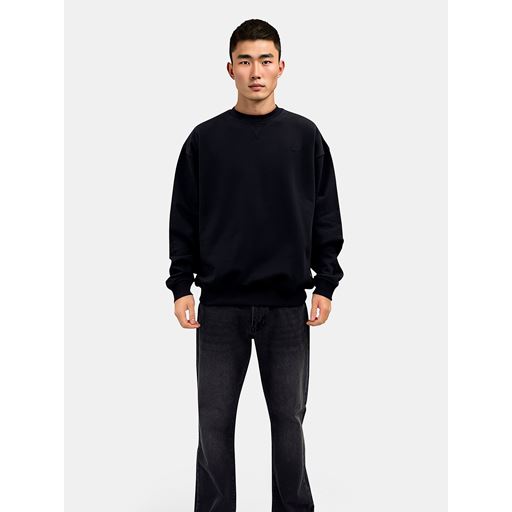 Woodbird Cope Home Crew Sweatshirt, Black, XL