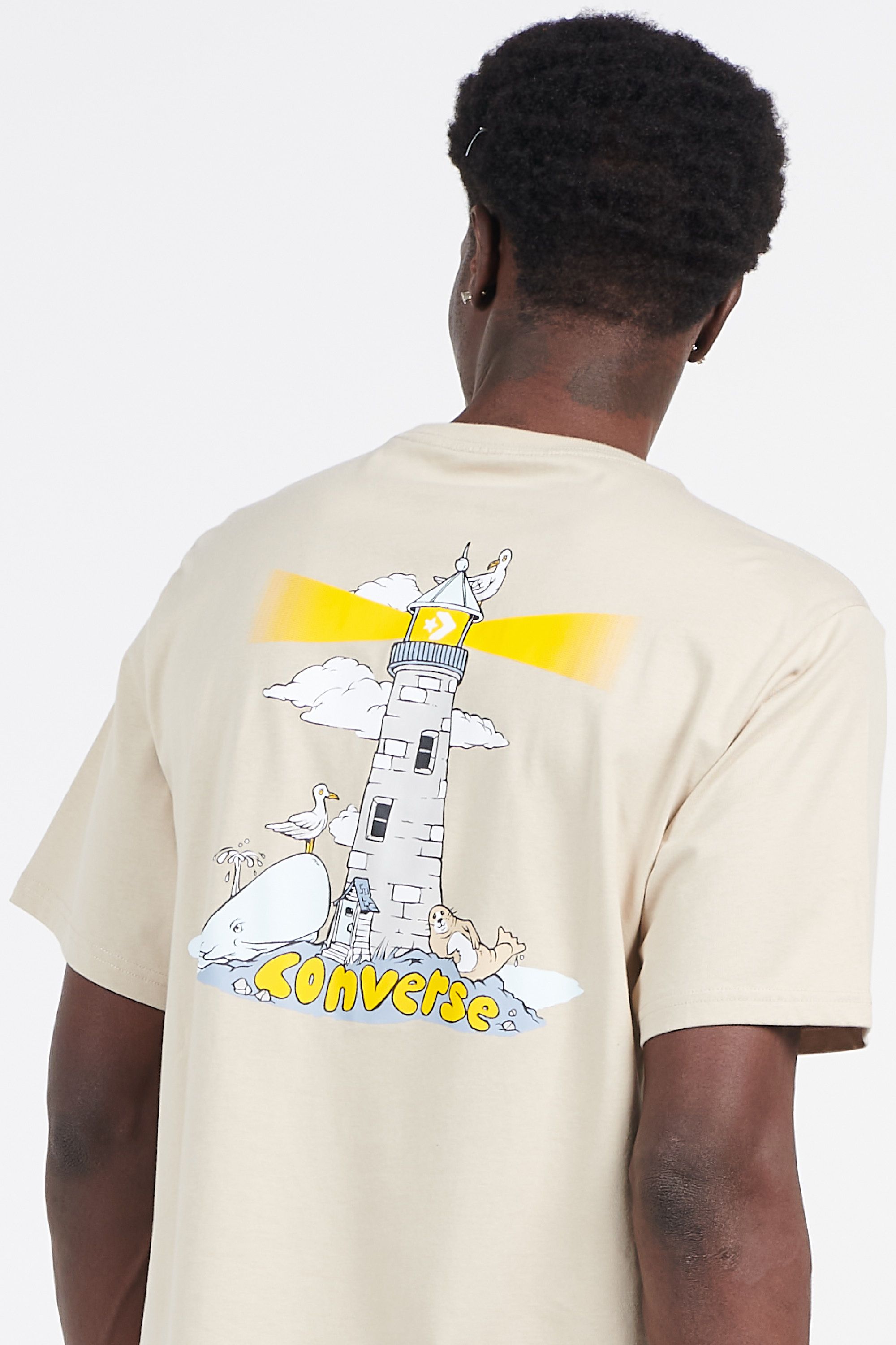 CONVERSE t-shirt Lighthouse Beige