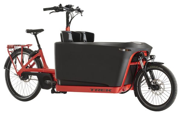 Vélo Cargo Électrique Trek Fetch  4 Enviolo Pro 750 Wh 20/27.5'' Rouge Lave