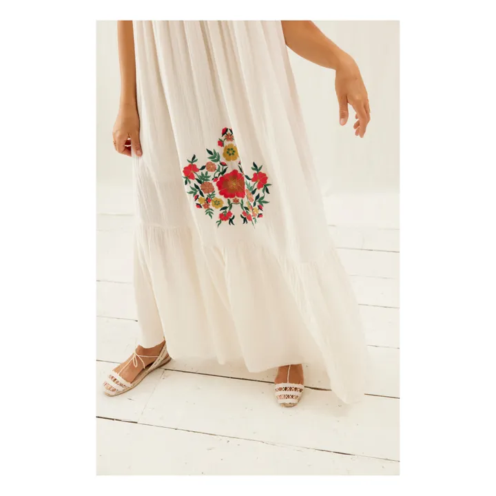 Louise Misha Robe Marcelina Coton Bio - Collection Femme | Ecru