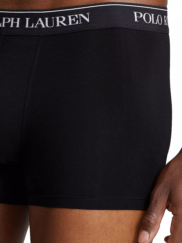 POLO RALPH LAUREN Pants 5-er Pkg gemustert schwarz