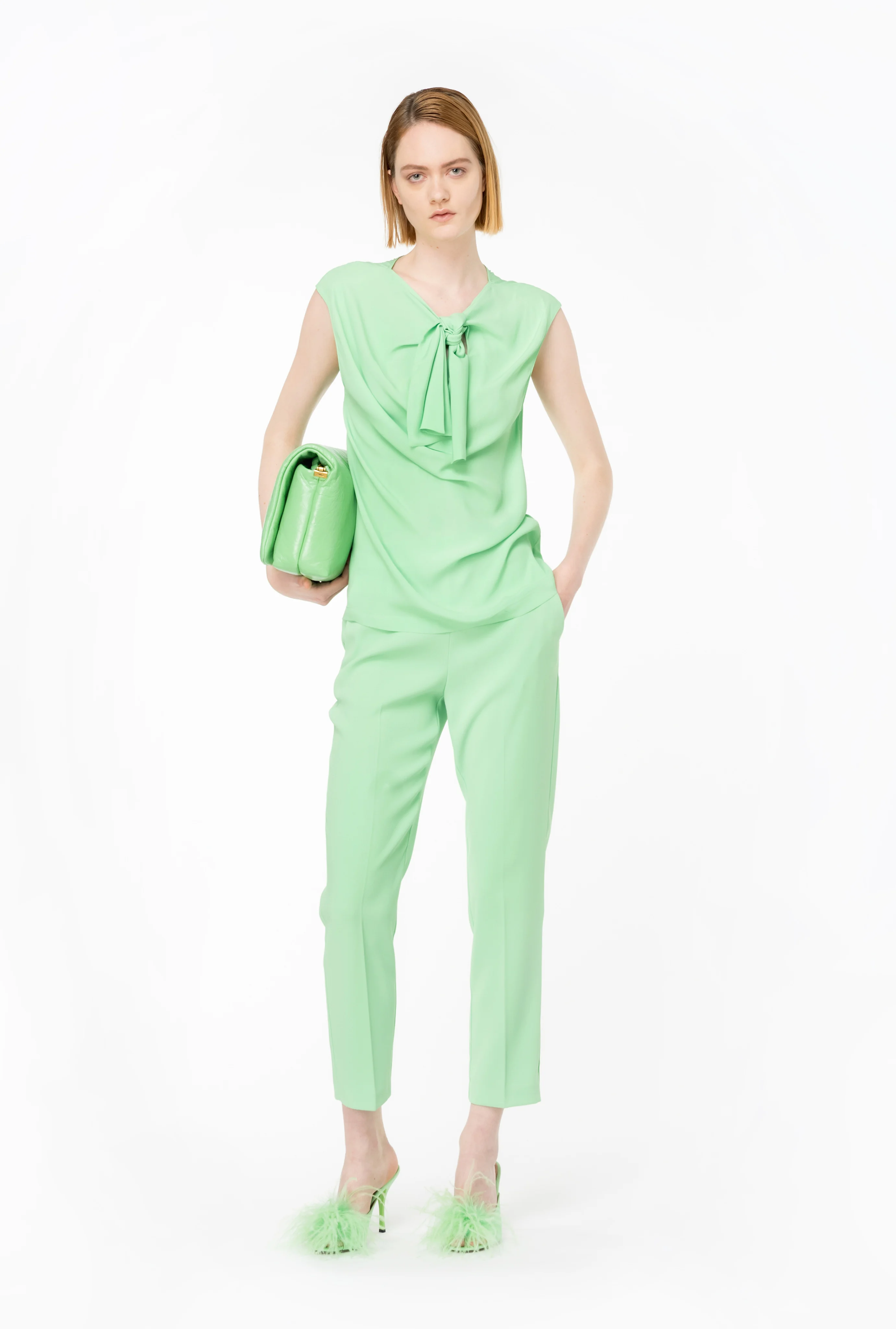 Top avec nœud | Vert