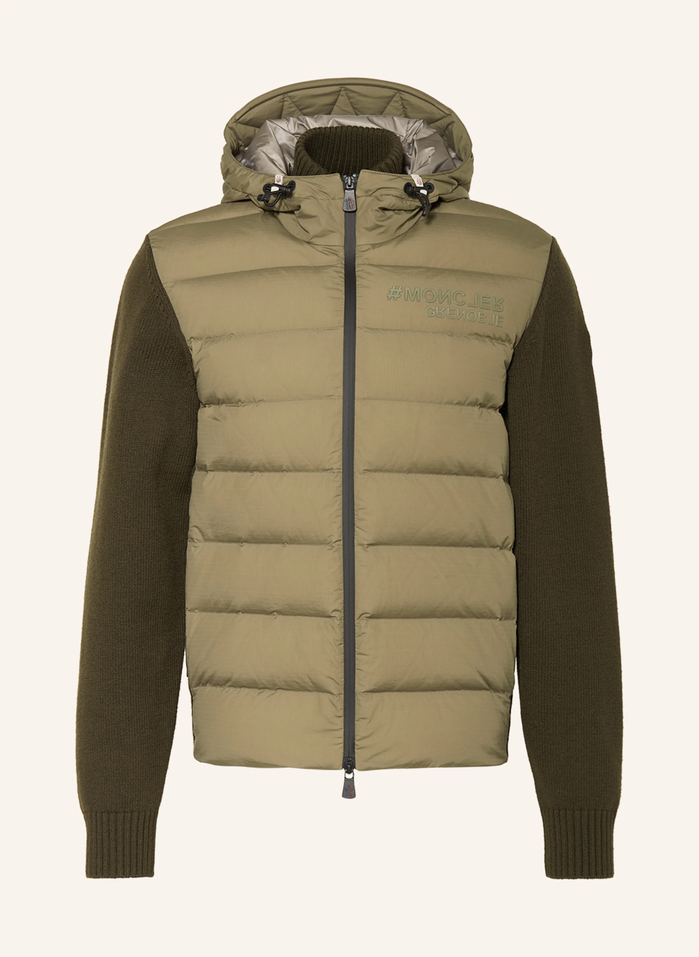 MONCLER GRENOBLE Daunenjacke im Materialmix