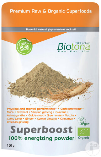Biotona Bio Superboost Raw Poudre Énergisante 150g