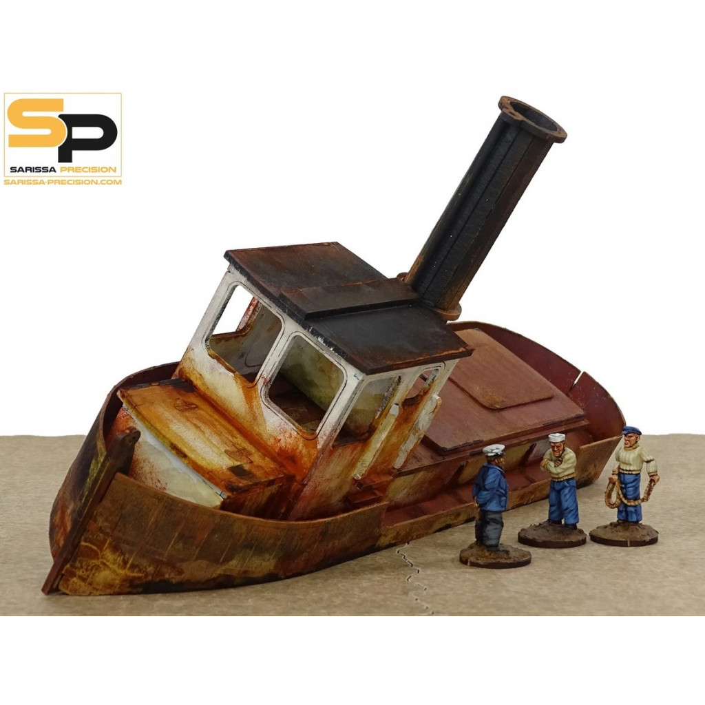 Wrecked Tug Boat
