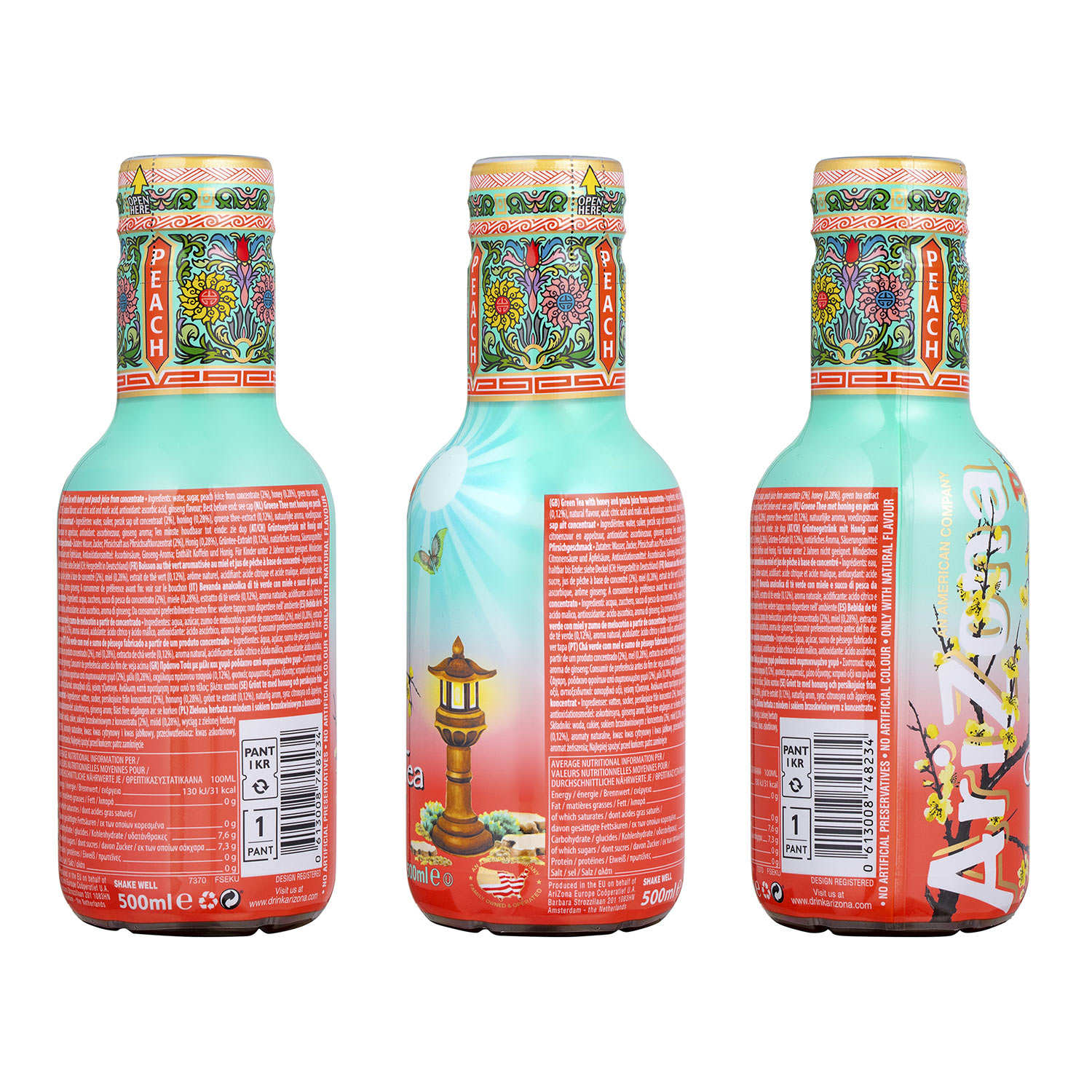 Arizona au thé vert pêche et miel - Bouteille