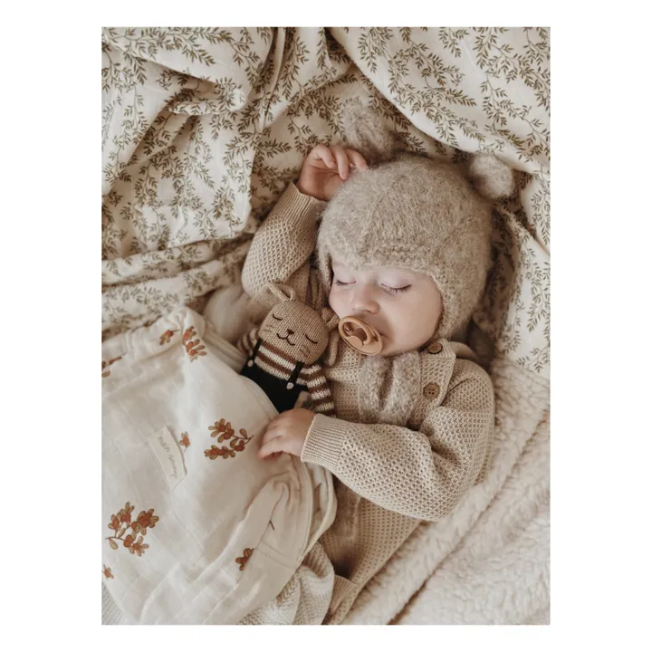 Main Sauvage Doudou Lapin salopette | Noir