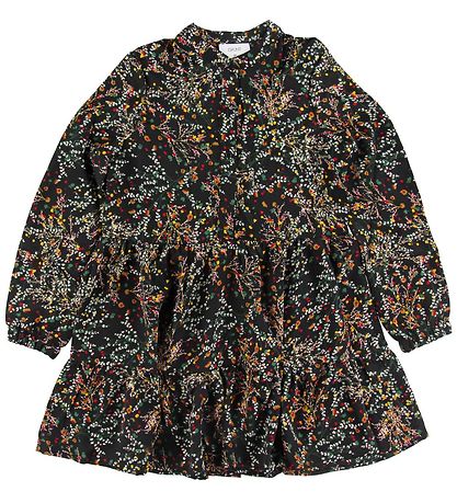 Grunt Kleid - Jessi - Black Flower