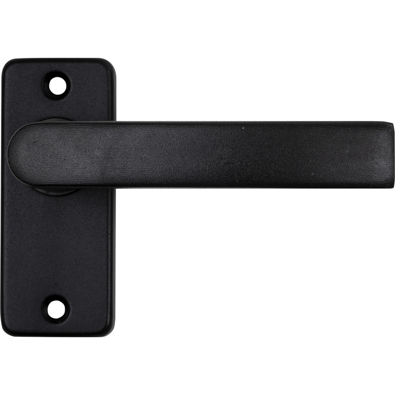 AXA loopslot met patent schild Zwart