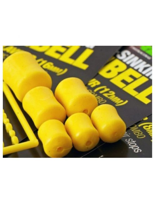 Korda Slow Sinking Dumbell - Aas - 8 mm 10 stuks I.B. Yellow