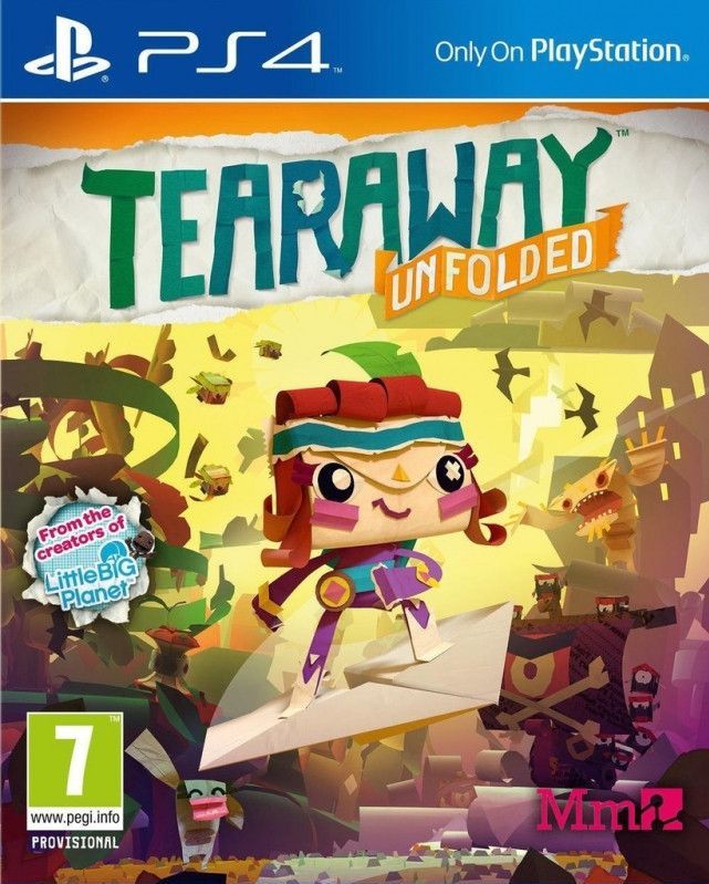 Tearaway Unfolded - PS4 Game - Avontuur - Magische Wereld - Papier
