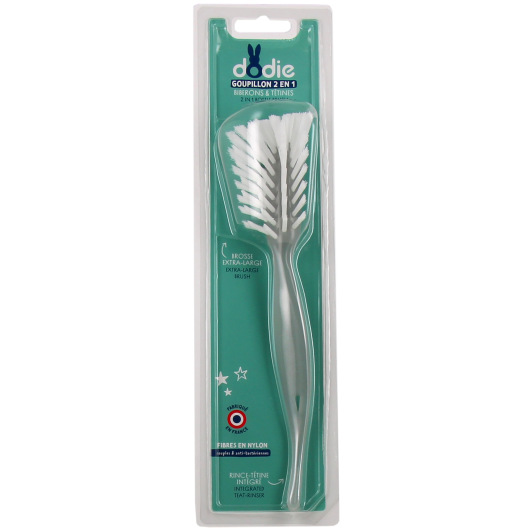 Dodie goupillon 2 en 1 pour biberon col large