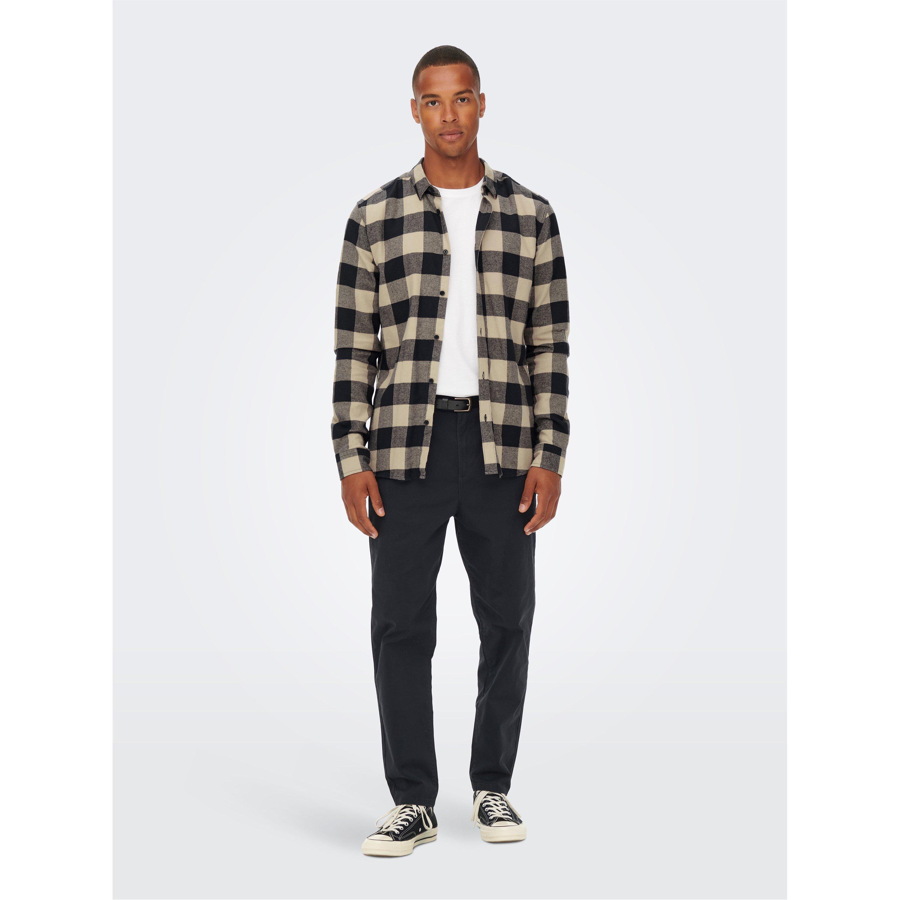 Only and Sons Long Sleeve Check Shirt