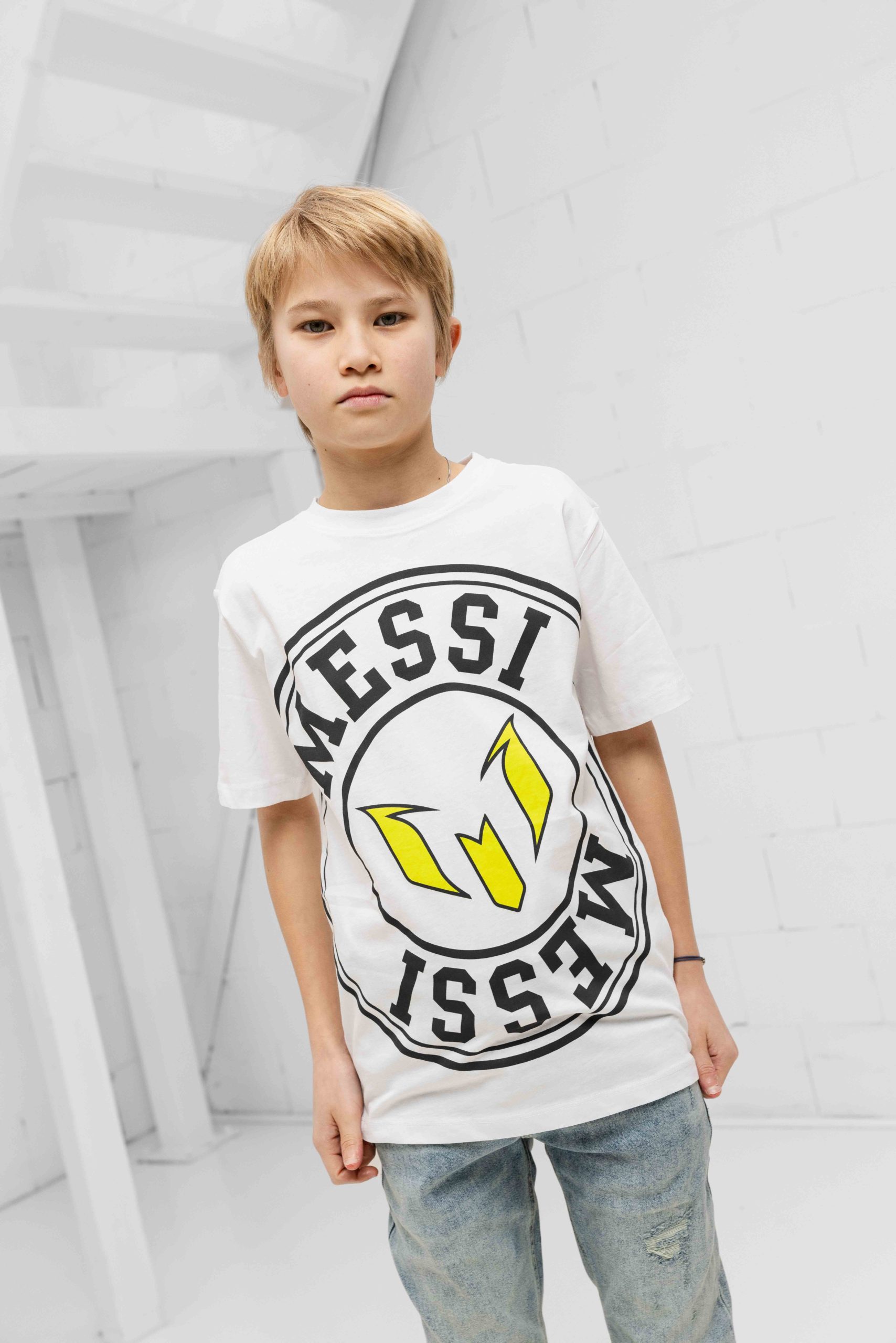 Vingino X Messi Heric T-Shirt Kids Wit