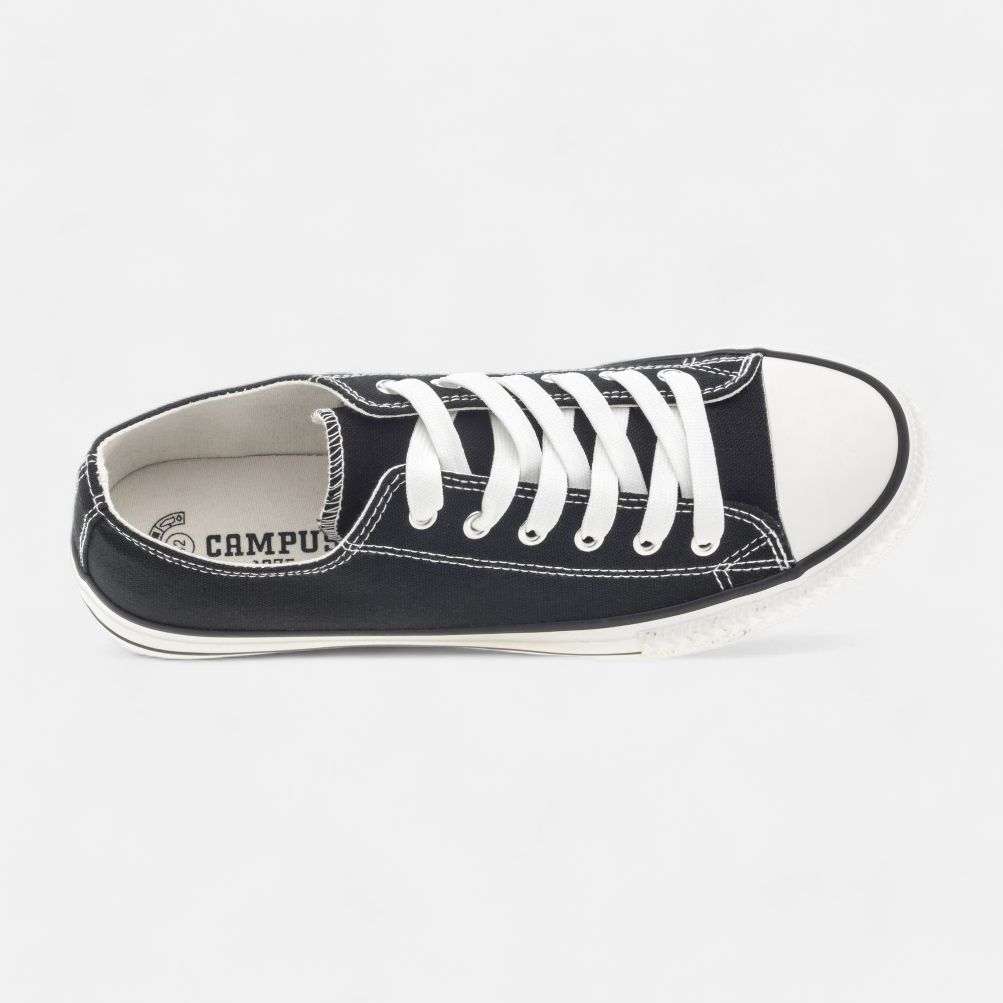 Baskets en toile Homme noir