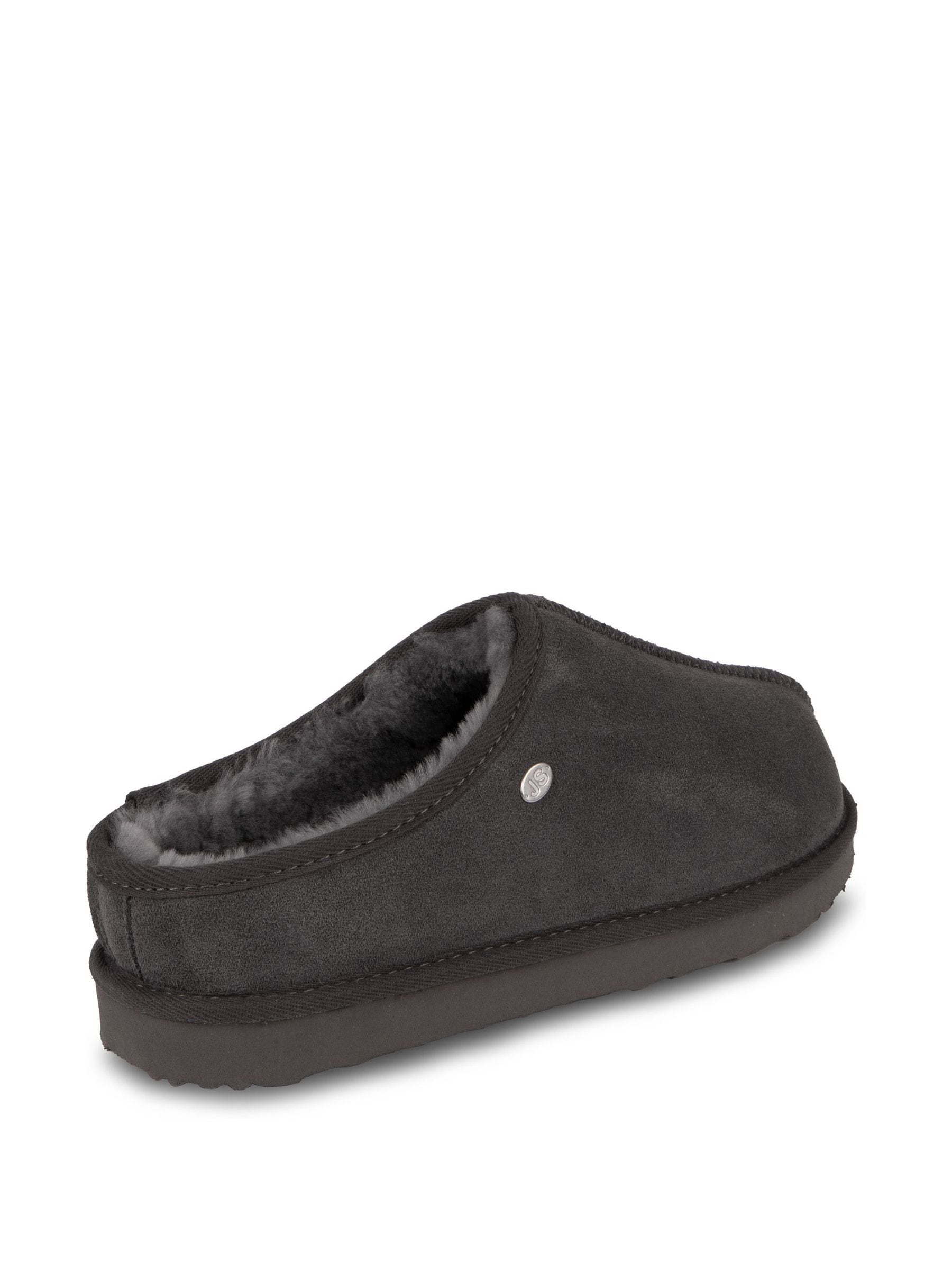 Grijs - Just Sheepskin Louis pantoffels voor heren