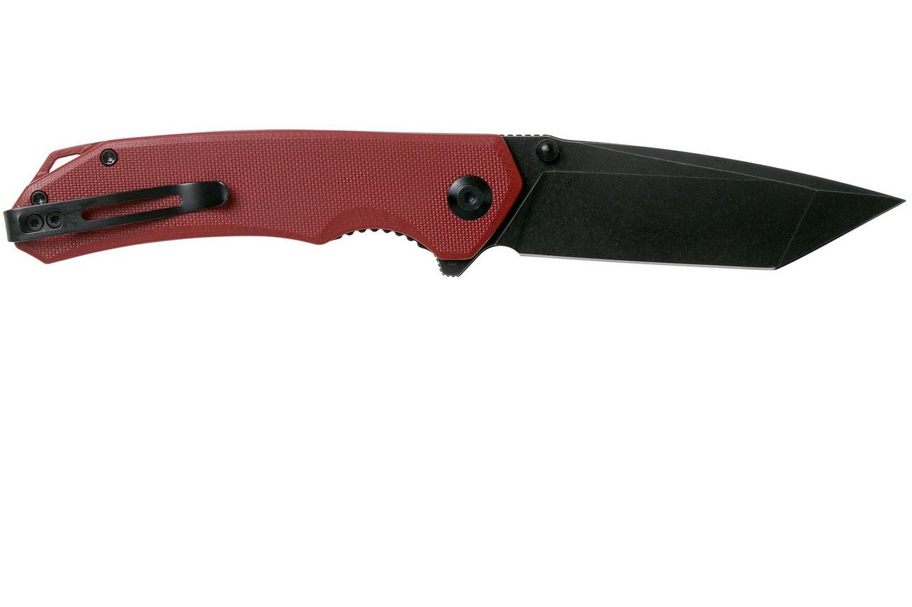 Civivi Brazen C2023B Tanto Red, Blackwashed zakmes